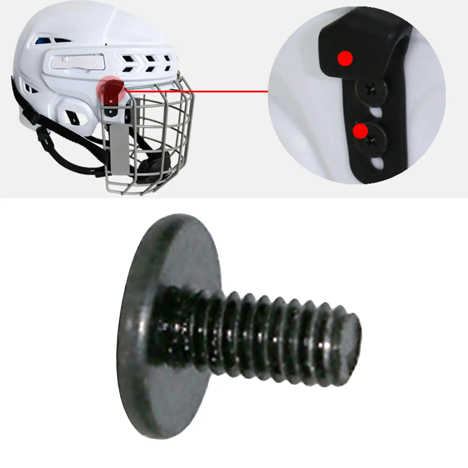 Réparation de casque de hockey sur glace, matériel pour sports de softball de hockey