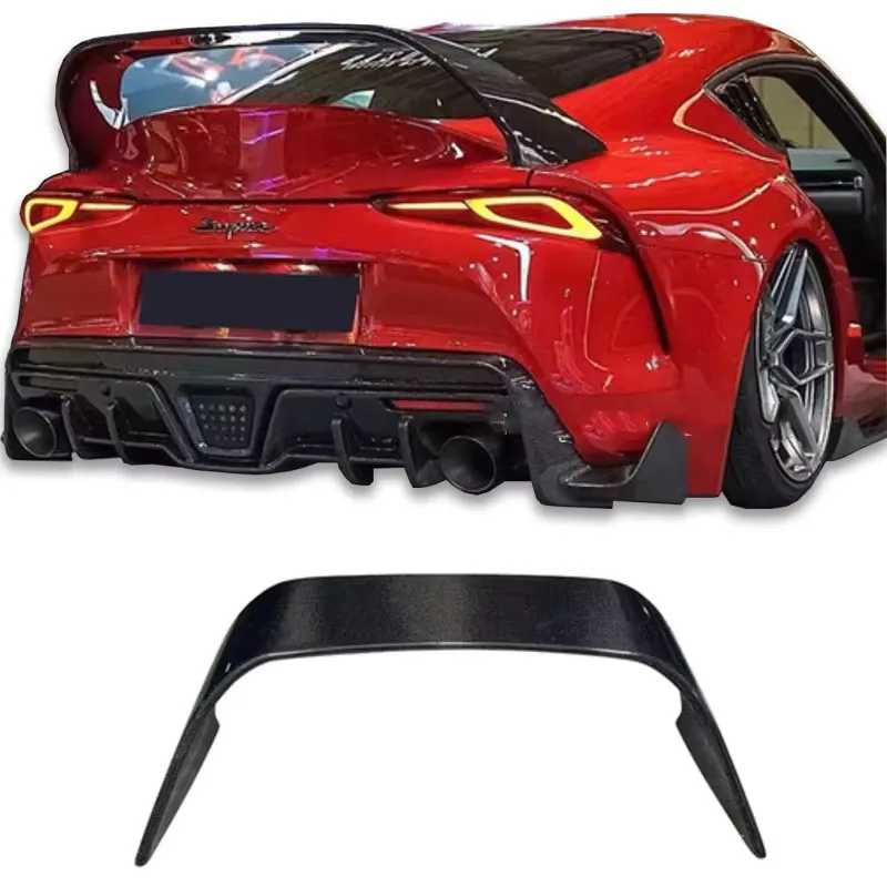 

For 2019 Toyota Supra GR A90 A91 Bull Demon King MB Carbon Fibre Rear Spoiler Fixed Wing Body Kit