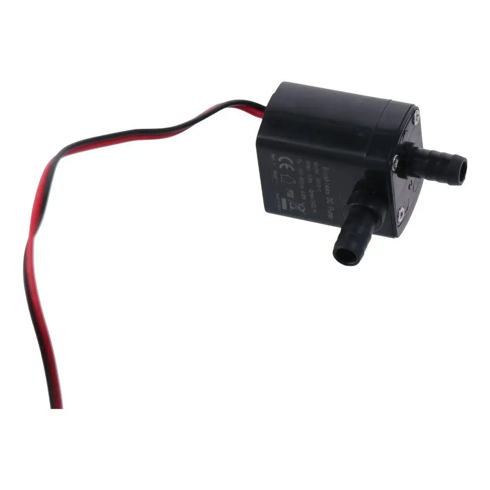 2Pcs Quiet DC 12V Water Pump 240L/H 4.8W Fountain Pump Plastic Black Aquarium Pumps Aquarium