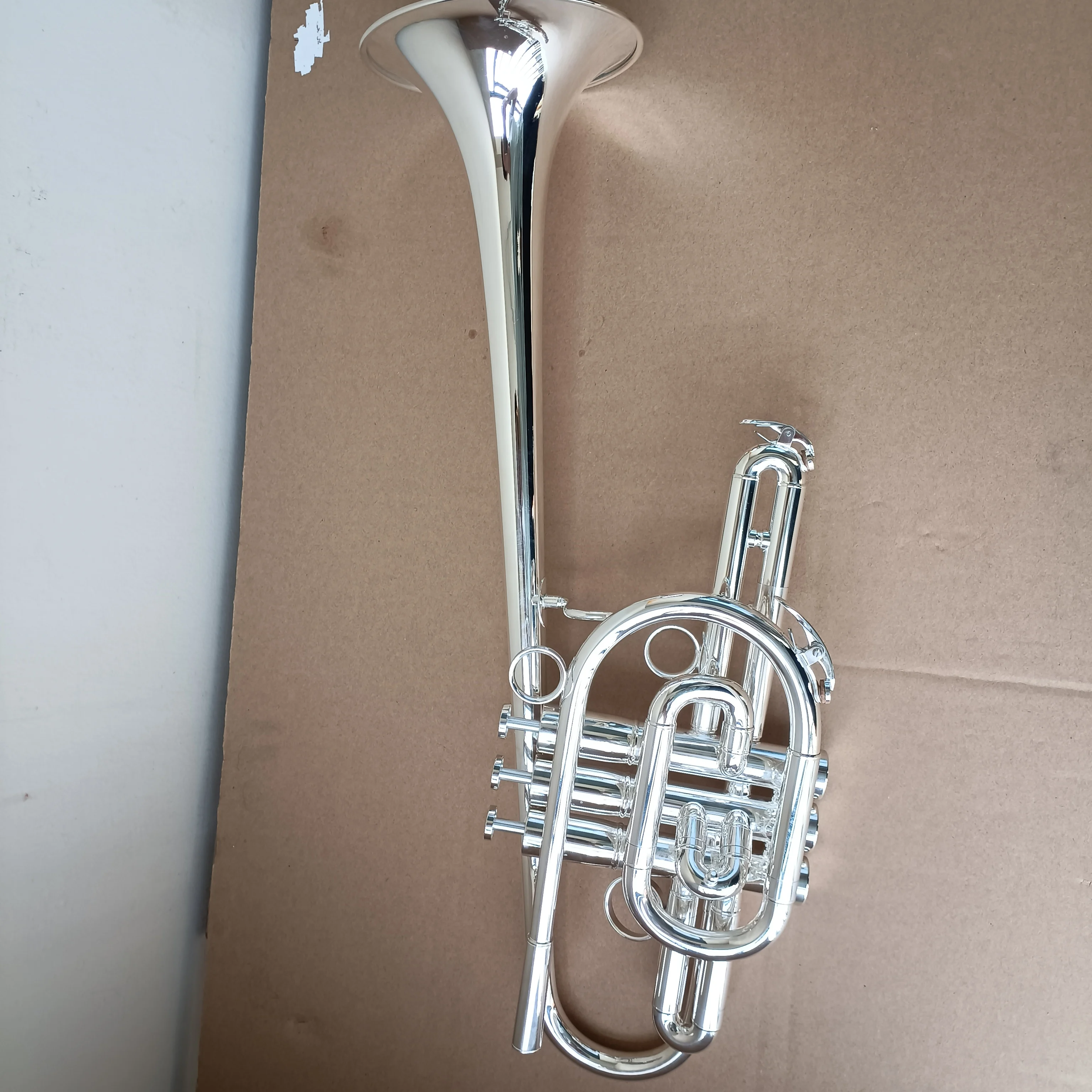 JYTR - E170 Marching Trumpet B key Silver plate Excellent quality and good sound with case mouthpieces