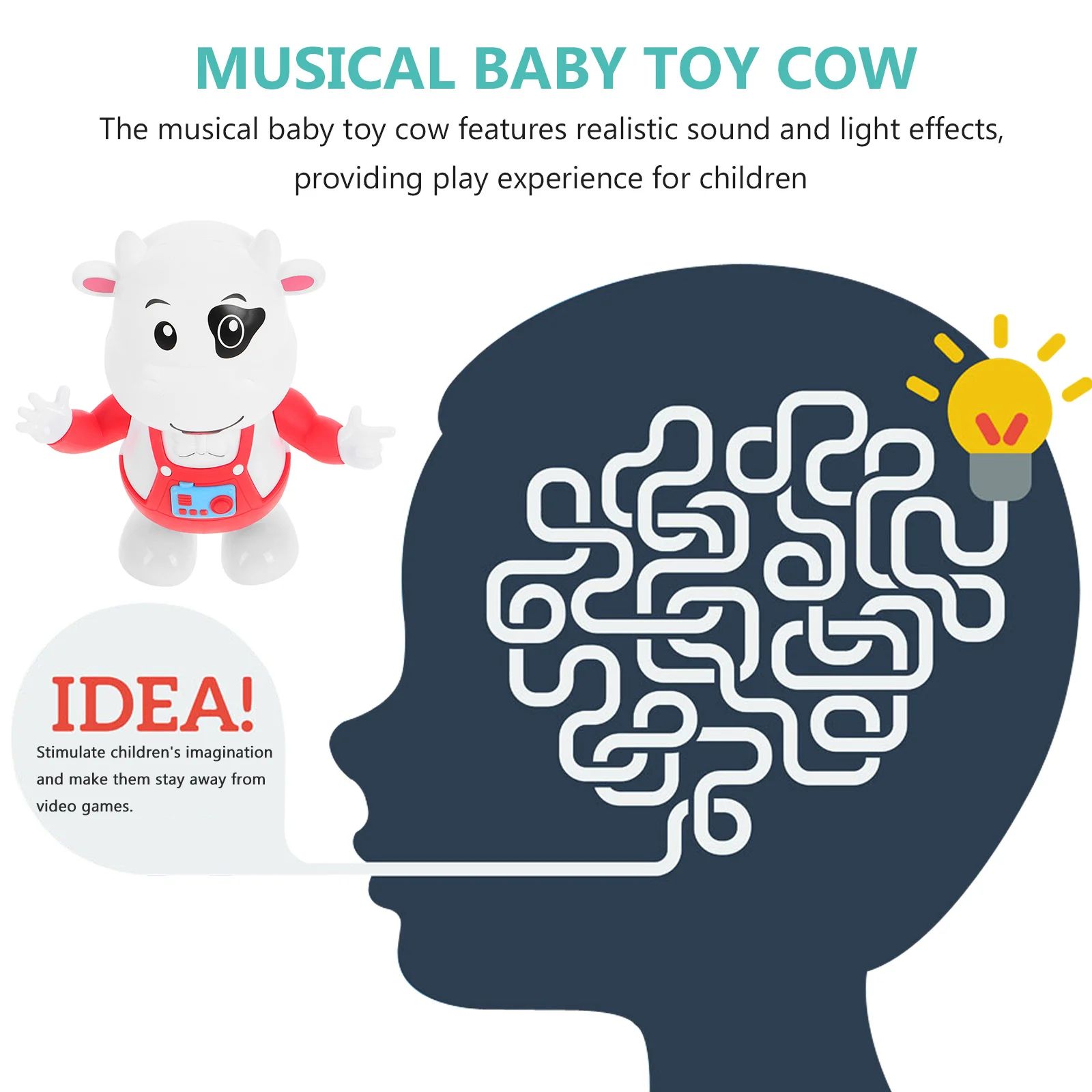 الغناء الموسيقي والرقص والمشي تضيء لعب الحيوانات الرسوم المتحركة الكهربائية التفاعلية للأطفال الصغار هدية ممتعة