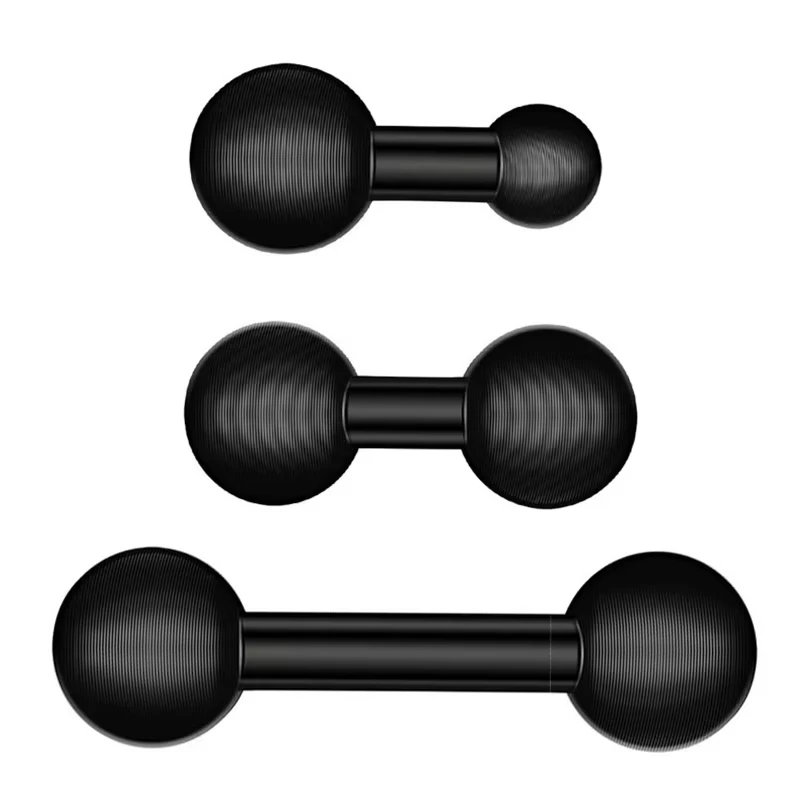Adaptador de Cabeça Esférica de 17mm/20mm/25mm com Suporte de Conexão Dupla para Câmeras Gopro, Insta360, Osmo, Suporte para Celular e GPS