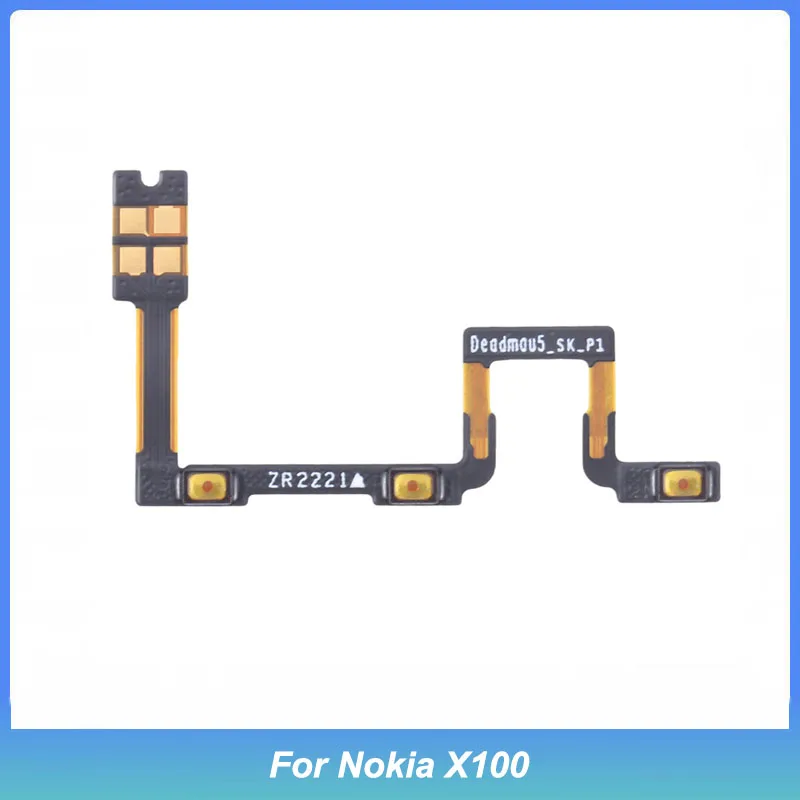

2PCS Power and Volume button Flex Cable for Nokia X100 flex cable Replace Spare Parts