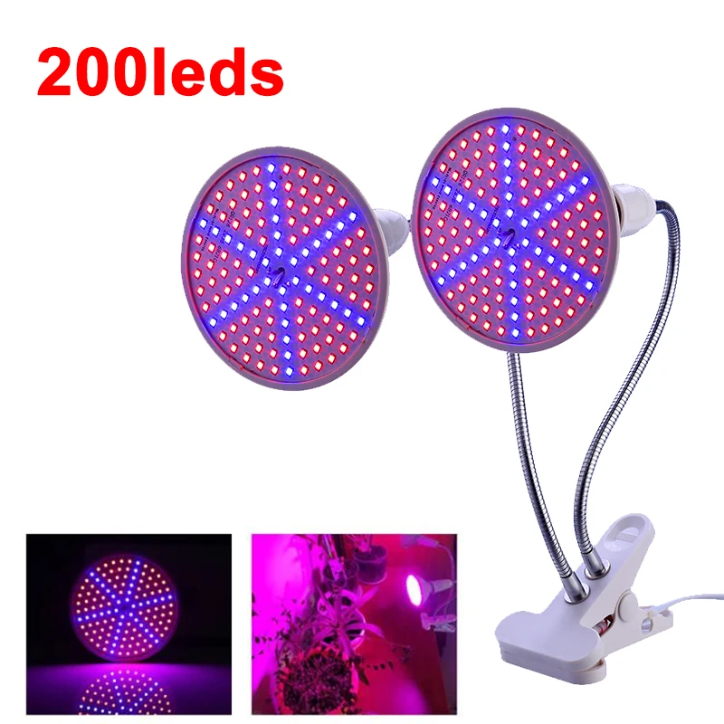 

Phytolamp For Plants E27 LED Grow Light Phytolamp Full Spectrum Phyto Lamp For Plants Horticultural Lamp For Seeding Flowers