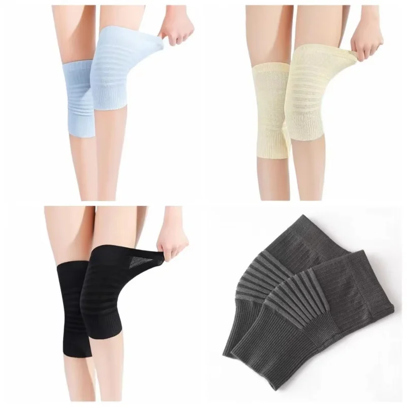 1pair Nylon Knee Braces High Elastic Non-slip Elastic Breathable Knee Sleeves Protect Meniscus Knee