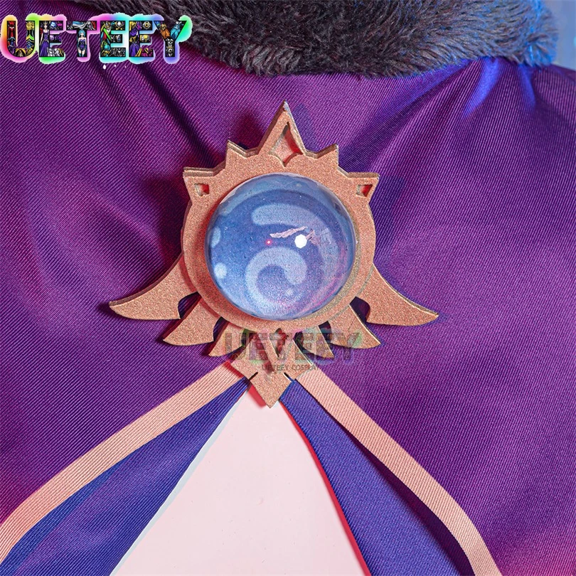 UETEEY COS Game Genshin Impact Mona Astrologist Megistus أزياء تنكرية لحفلات الكرنفال وأعياد الميلاد ملابس الهالوين #3