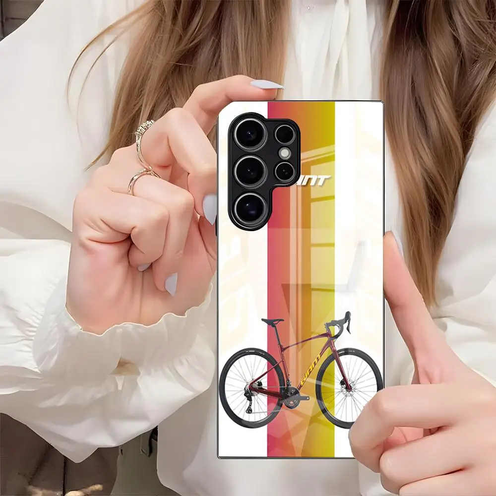 G-Giant Bike Phone Case For Samsung S26 S25 Edge S24 S23 S22 Ultra Plus Fe A57 A37 A17 A56 5G Glass Cover