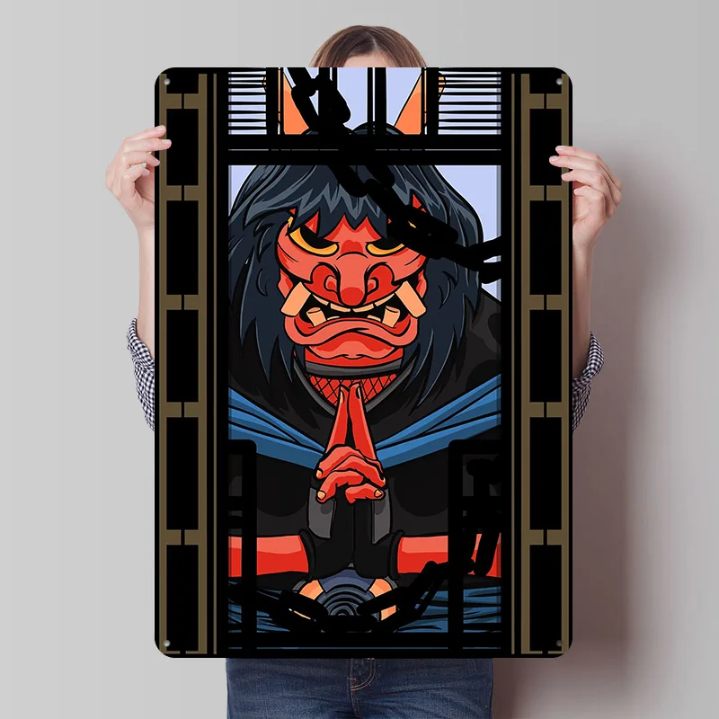 Travel Demon Poster Customized Vintage Metal Signs Wall Art Retro Tin Plaque for Decoration Home Decor Items Bar Accessories