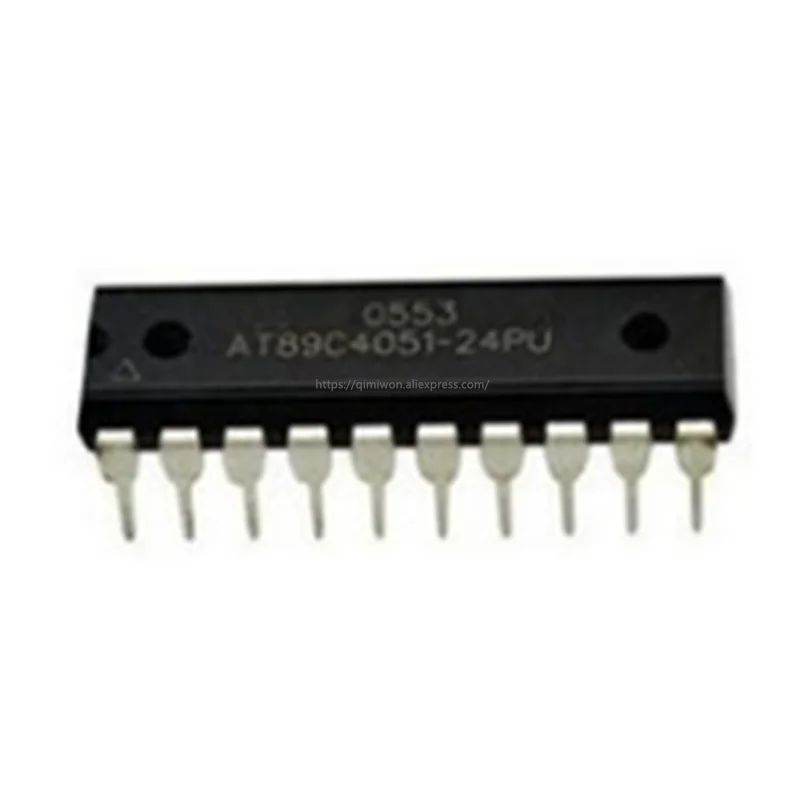 10PCS AT89C4051-24PU AT89C4051 DIP-20 New and In Stock