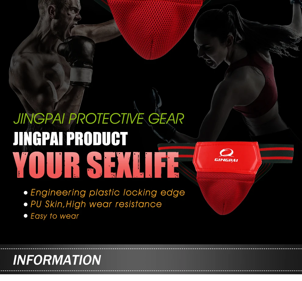 Rot Schwarz Erwachsene Männlich MMA Jockstrap Boxen Sanda Leistenschutz Taekwondo Training Schrittschutz Kickboxen Schutzschutz – Detail 4