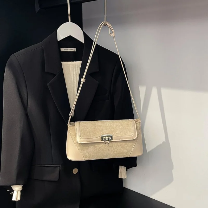 حقيبة كروس نسائية فاخرة مصنوعة من الجلد الطبيعي تتميز بكلاسيكي شعبي أنيق وراقي #6