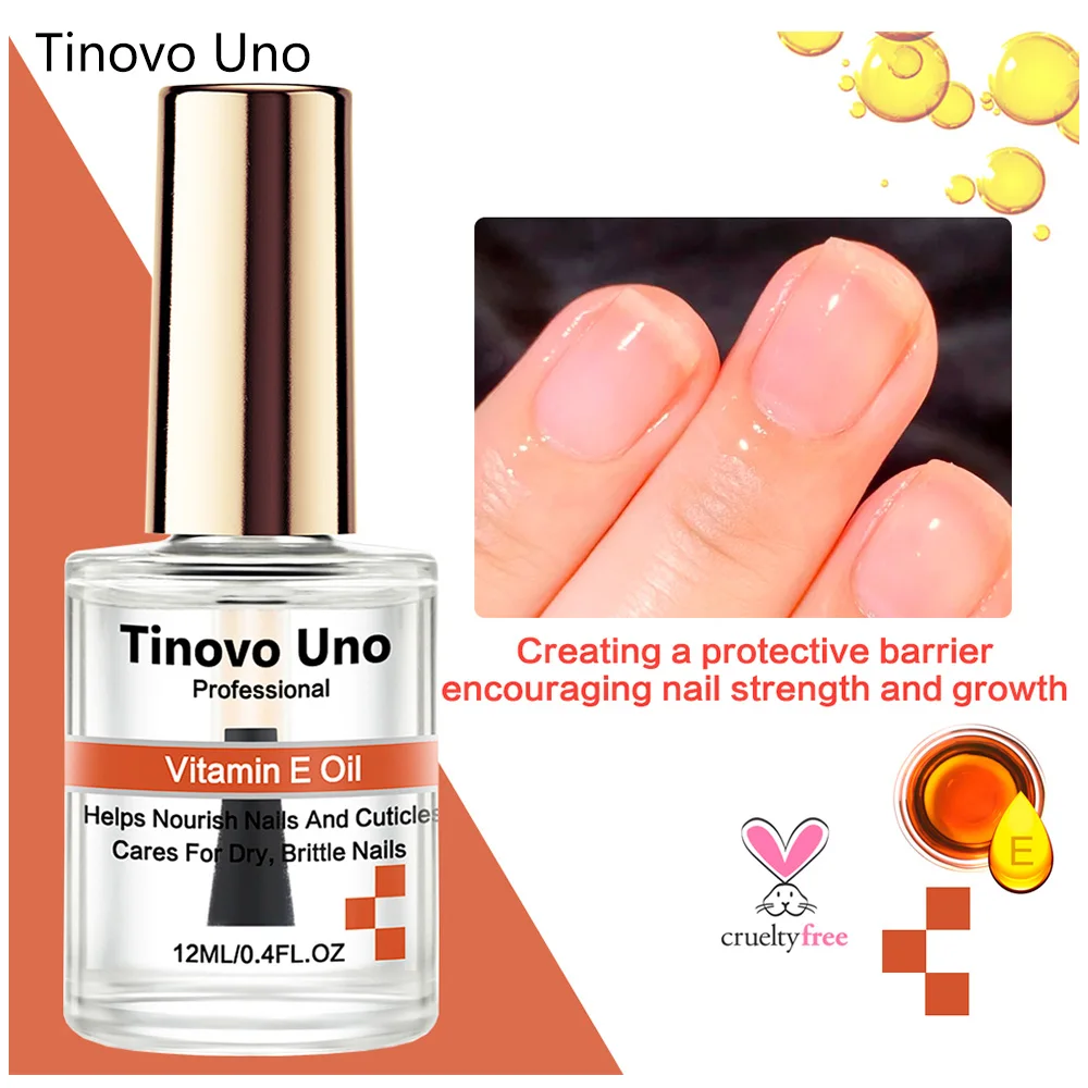 

Масло для кутикулы Tinovo Uno с витамином E, средство для размягчения и увлажнения ногтей, восстанавливающее поврежденные ногти