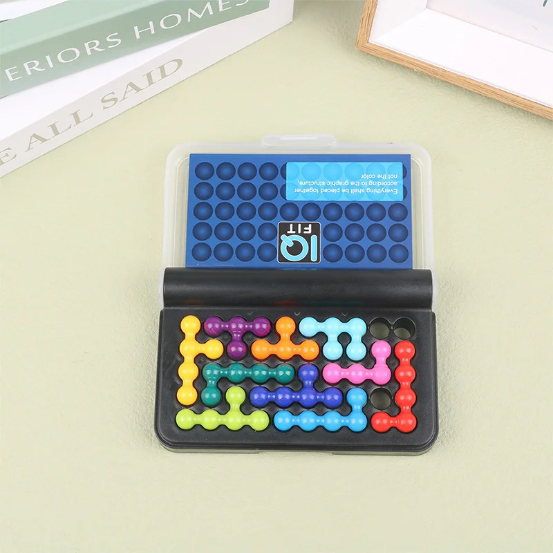 Puzzle 3D IQ, puzzle classique, plateau pyramidal, jeu de logique, pochoir, jeu de logique spatial