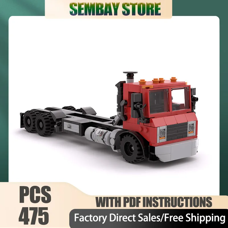 Urban Vehicle Modle Moc Building Bricks Modular Transport Truck Model Technology Blocks Christmas DIY Toy Construction Gifts