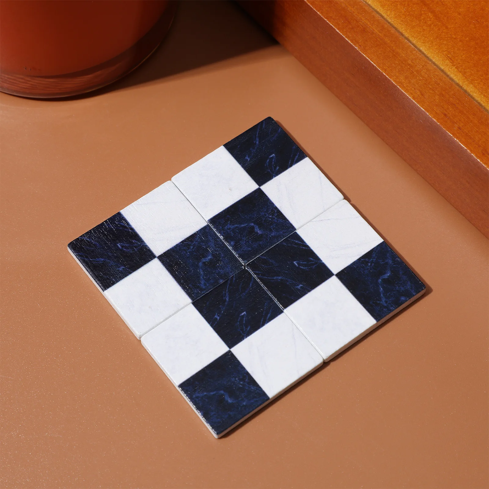 

27Pcs Wooden Flooring Miniature Floor Sheets for Mini House Decor Lightweight Smooth Surface Small Size Simulated Floorboards