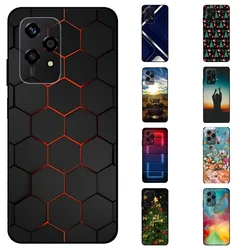 For Honor 200pro/Lite Case Lovely Cartoon Silicone TPU Soft Phone Covers for Honor 200 Pro Honor200 Lite black Capas Honor200