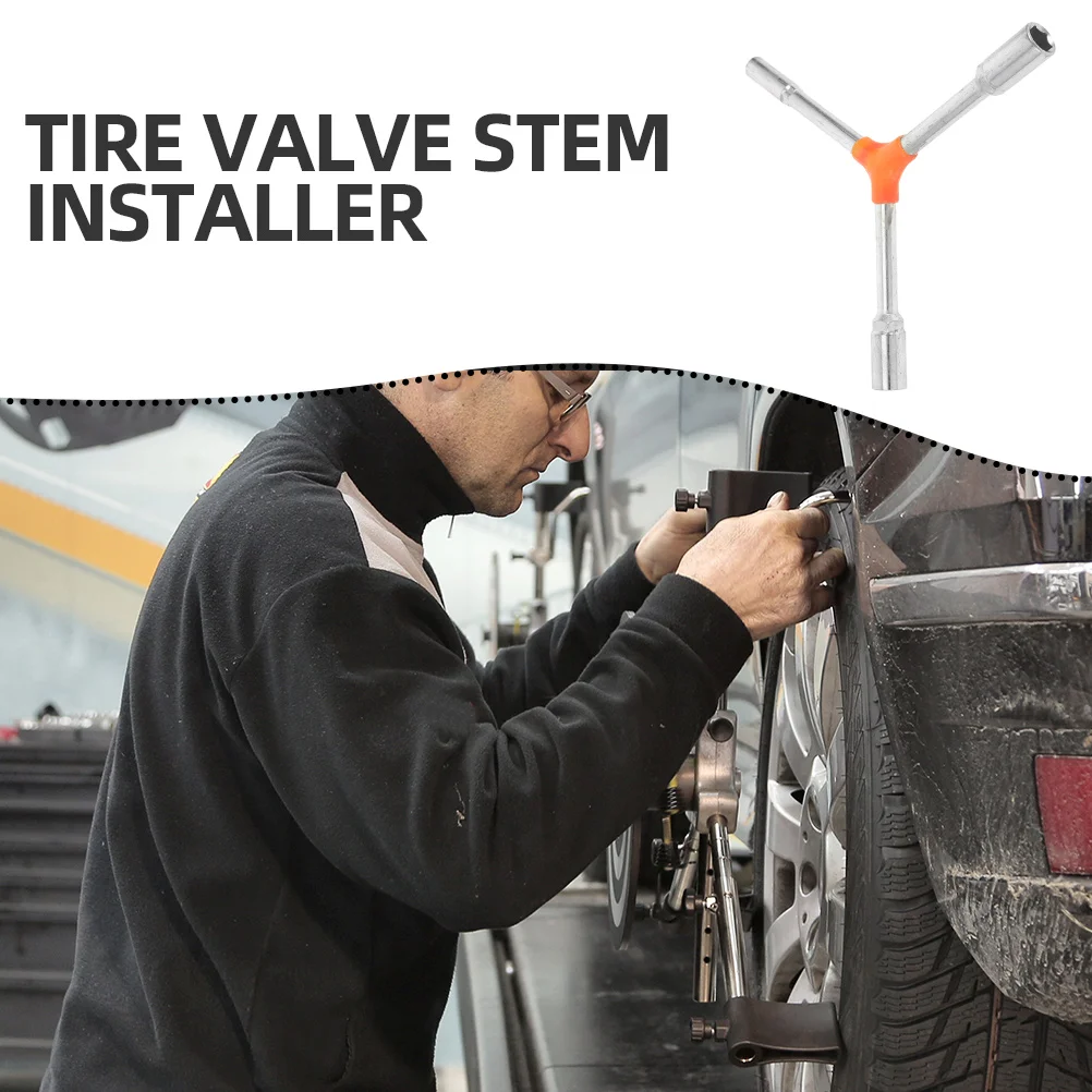 

2Pcs Valve Stem Installer Puller Tire Removal Tool Metal Durable Compact Various Vehicles Efficient Use Tire Repair Tools