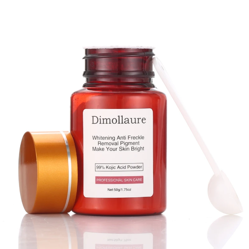 Dimollaure 99% Kojic Acid Hyaluronic Acid Essence Powder,Moisturizing Friming Skin Care Skin Streaming Face Cream