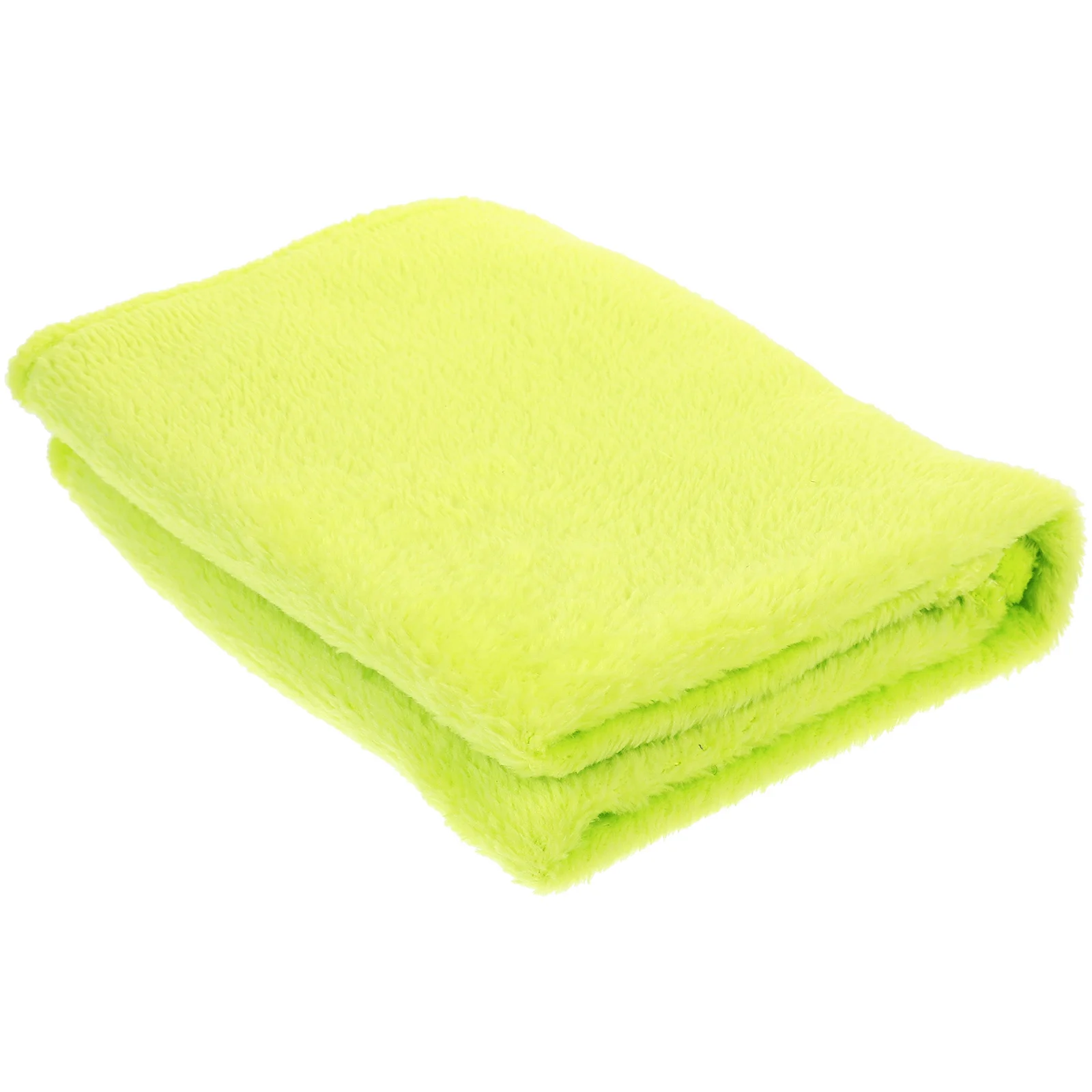 Flannel Pet Blanket Soft Warm Fleece Cozy Lightweight Solid Color Fruit Green For Small Pets Home Textile Bedding