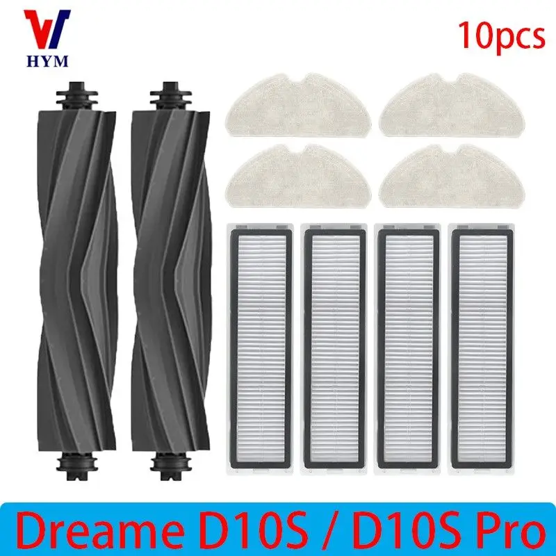 Voor Dreame D10s/D10s Pro Accessoires Robot Stofzuiger Belangrijkste Zijborstel Hepa Filter Mop Rag Vervanging onderdelen