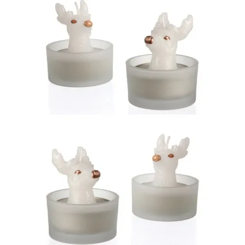 Philippi Deer Tea-Light 4'lü Set 92915 S