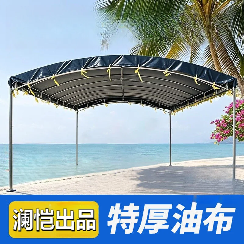Bold and thickened outdoor parking awning, thickened oilcloth tent, mobile banquet canopy, stall