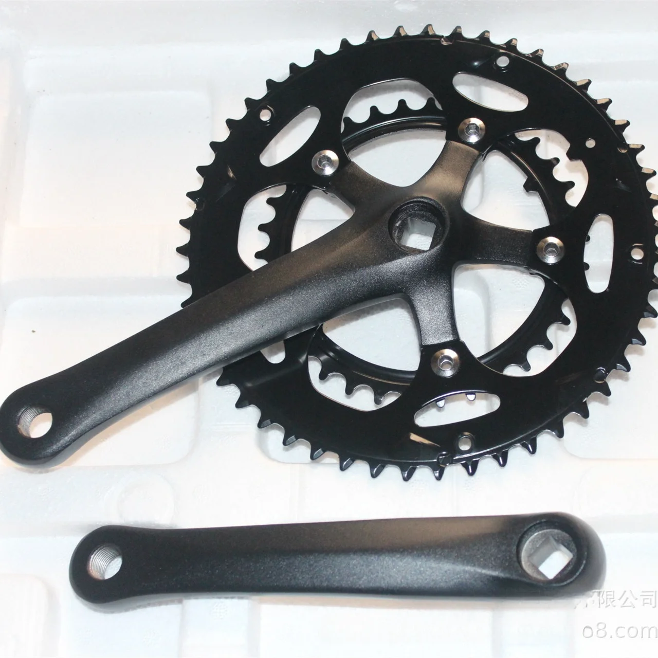 Road Bike Tooth Plate 50/34 Bicycle Large Gear Plate Two Pieces Aluminum Alloy Crank Speed Change