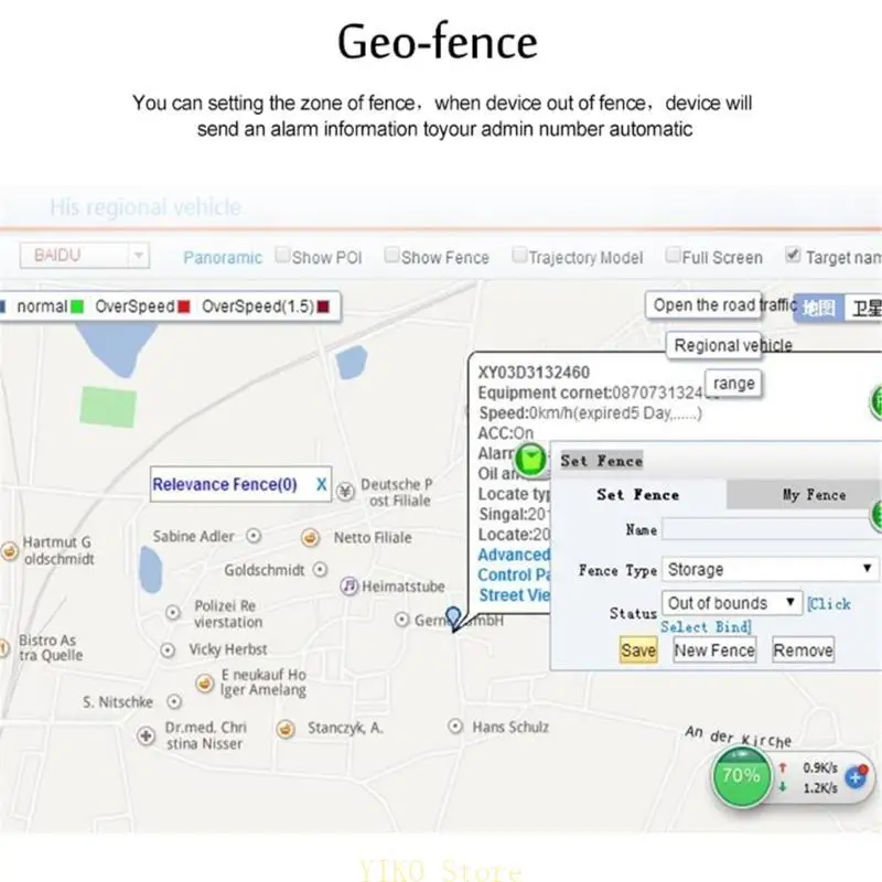 

K32C PET Anti Lost Locator