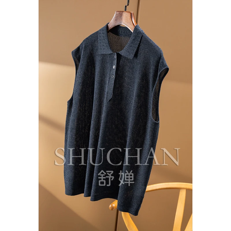 New Knitted Sweater Hollow Bag Sleeve Vest Women 0Y74 Sueter Mujer Invierno  Casacos De Inverno Feminino