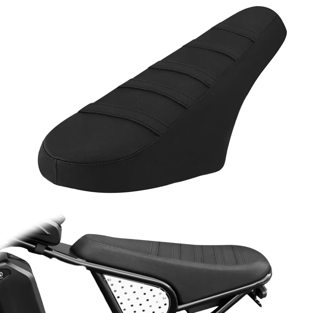 

Motorcycle Waterproof Non-Slip Seat Cover PVC Striped Grip Gripper Seat Cushion Cover Protection Seat Cover For Ridstar Q20