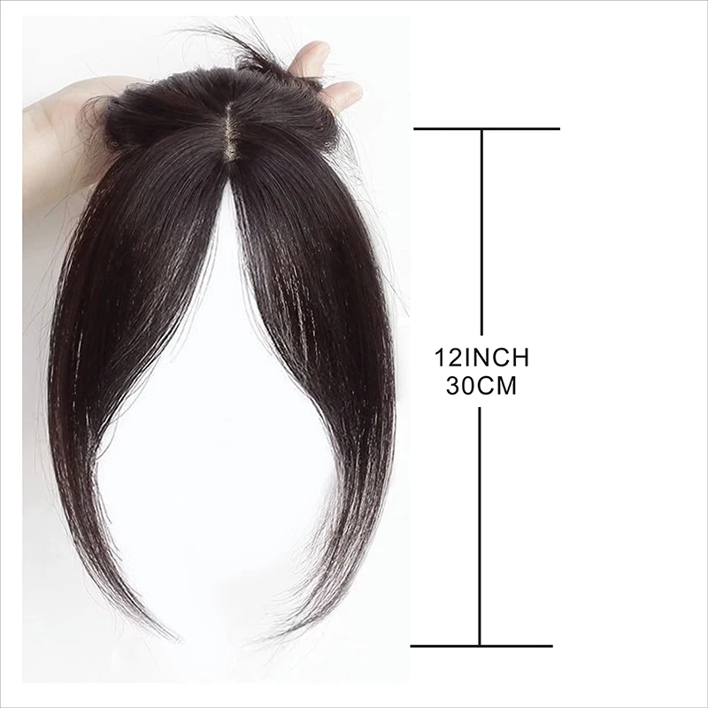 Synthetic Bangs Wig Realistic Bangs Hairpiece Natural Wispy 3d Bangs Hair Extensions for Women