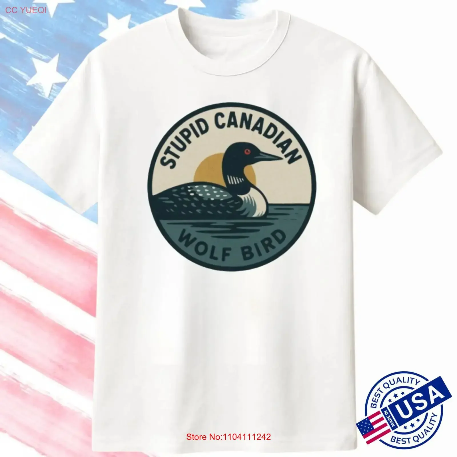 TRENDING Heated Rivalry Stupid Canadian Wolf Birds T Shirt Reprint S 5XL vintage Washed homme fashion Top For Everyday Wear