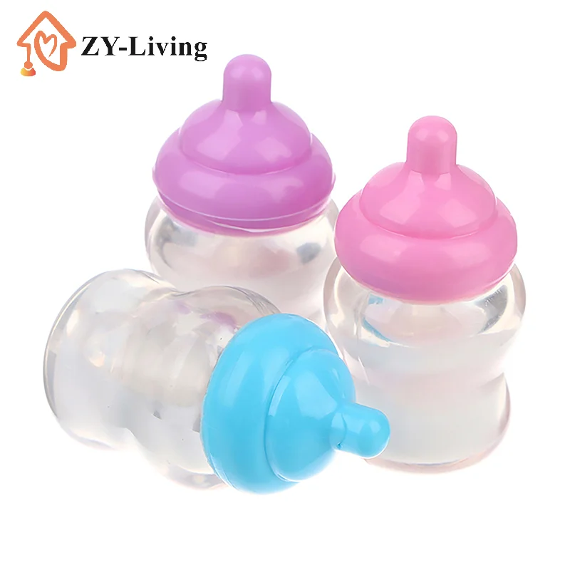 3PCS Dollhouse Baby Bottle Accessories Play House Toys Furniture Doll House Miniature Accessories view 5