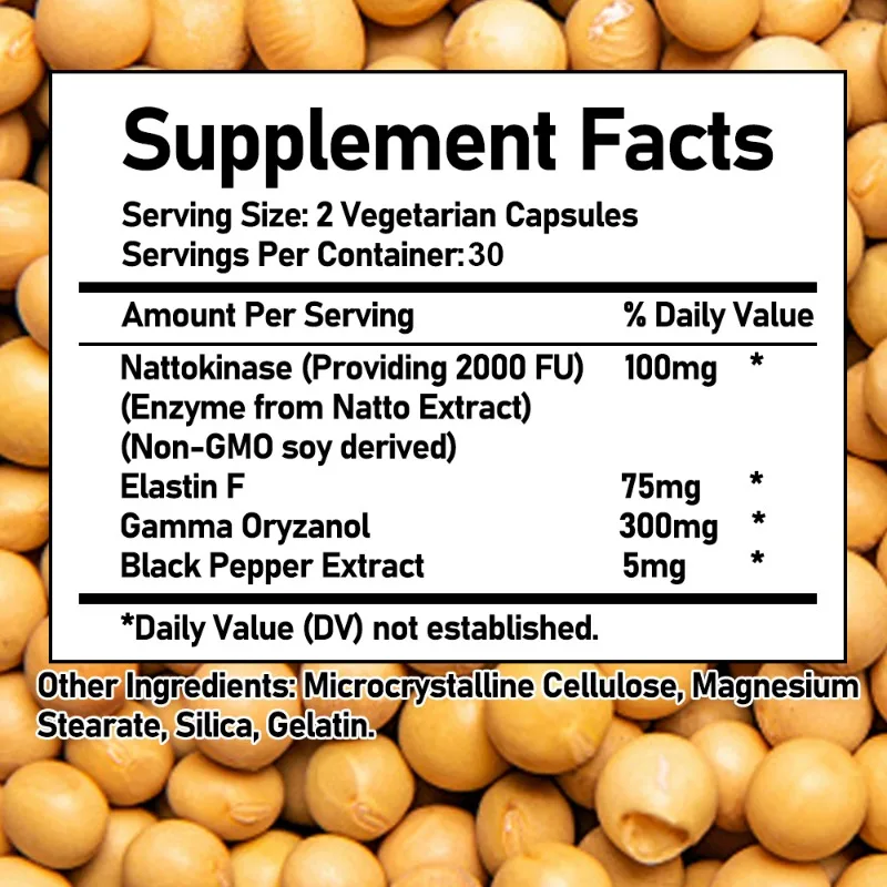منظف الأوعية الدموية، يساعد على تنقية الدم، ويخفض نسبة الكوليسترول، ويعزز صحة القلب والأوعية الدموية الشاملة، 120 كبسولة