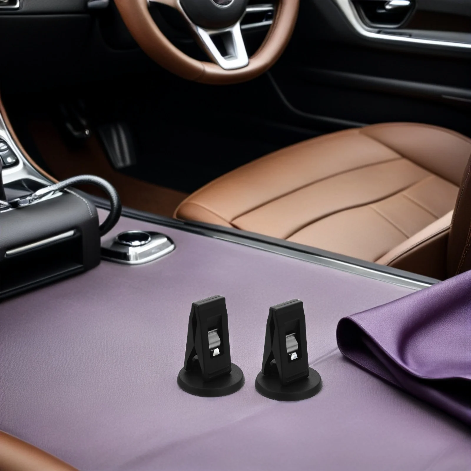 

2Pcs Multi-Function Card Holder T-Shape Plastic Ticket Holder Clip for Vehicle Window Bill Organizer Transparent Display Folder