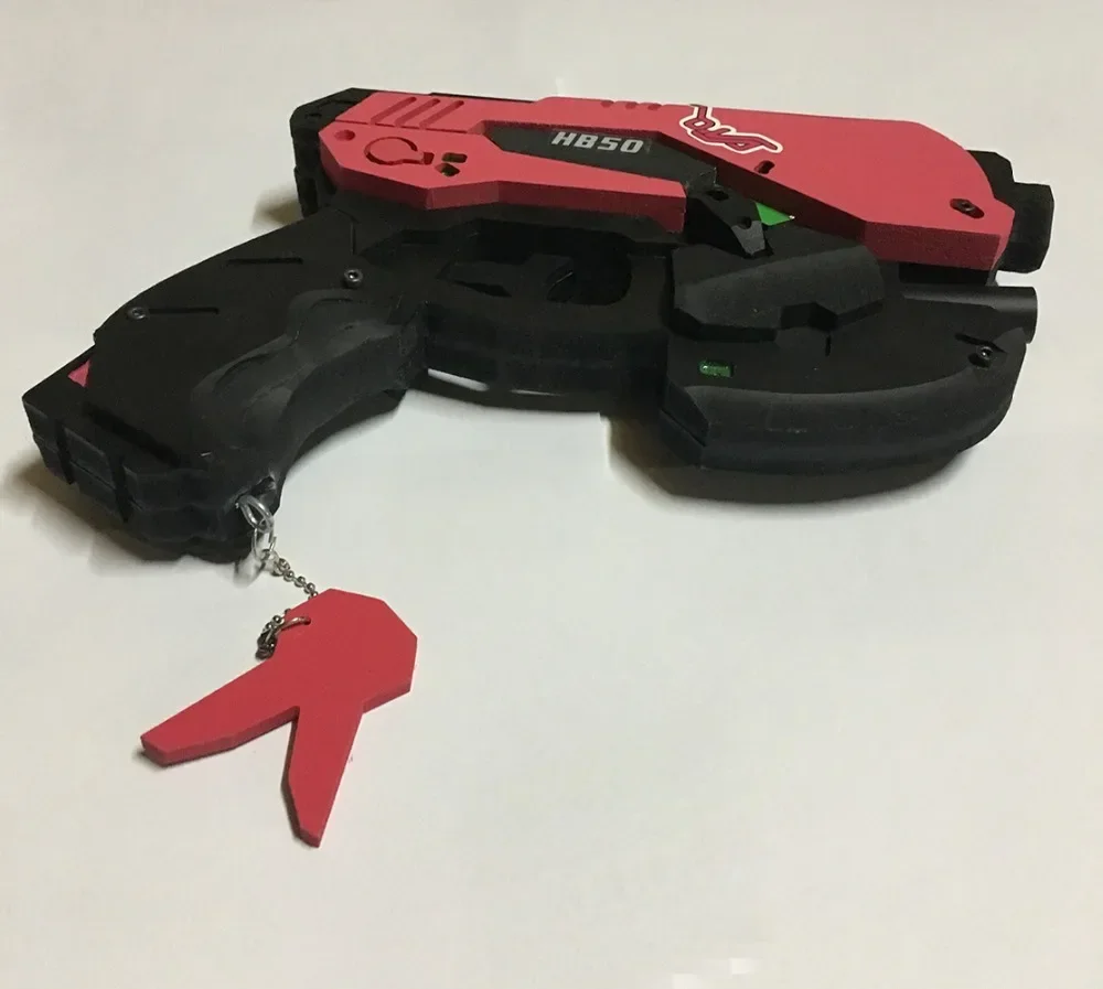 OW D.va-Arme à feu pour cosplay, accessoire de déguisement, échelle 1:1