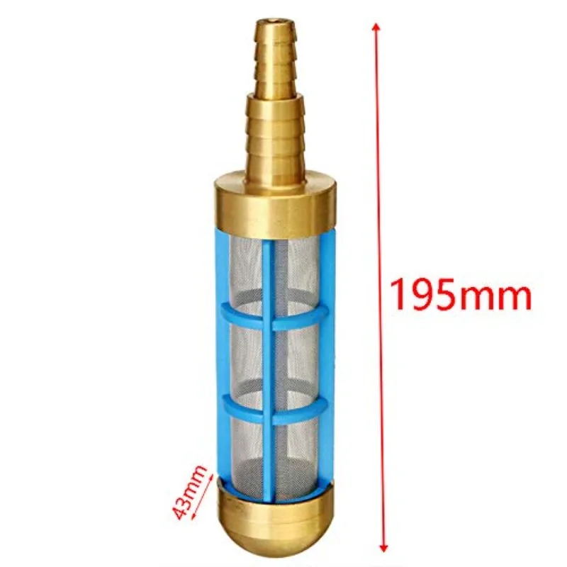 Brass 3/4 Inch and 5/8 Inch (about 1.9 Cm) Hose Pipe Filter for High-pressure Washers Car Wash Irrigation Pump Filters Sprayer