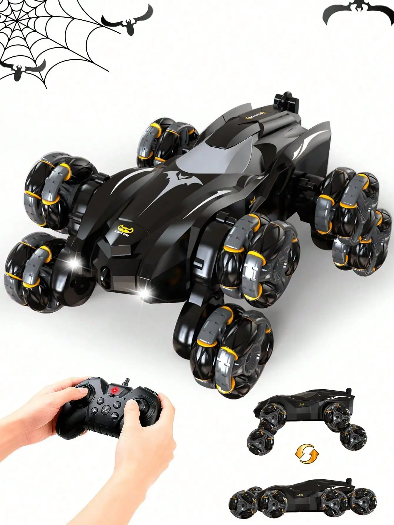 

8WD RC Stunt Car 360° Rotation Auto Demo Music 2.4Ghz All-Terrain Remote Control Toy Kids Boys Girls Birthday Christmas Gift