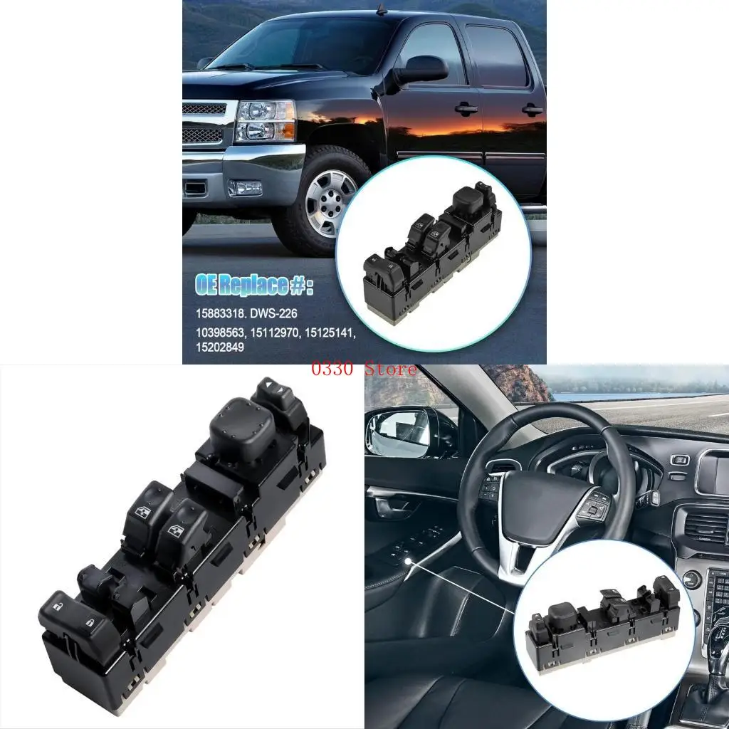 

Power Window Switch Replacement 15112970 15125141 15181222 for 1500 2500 3500