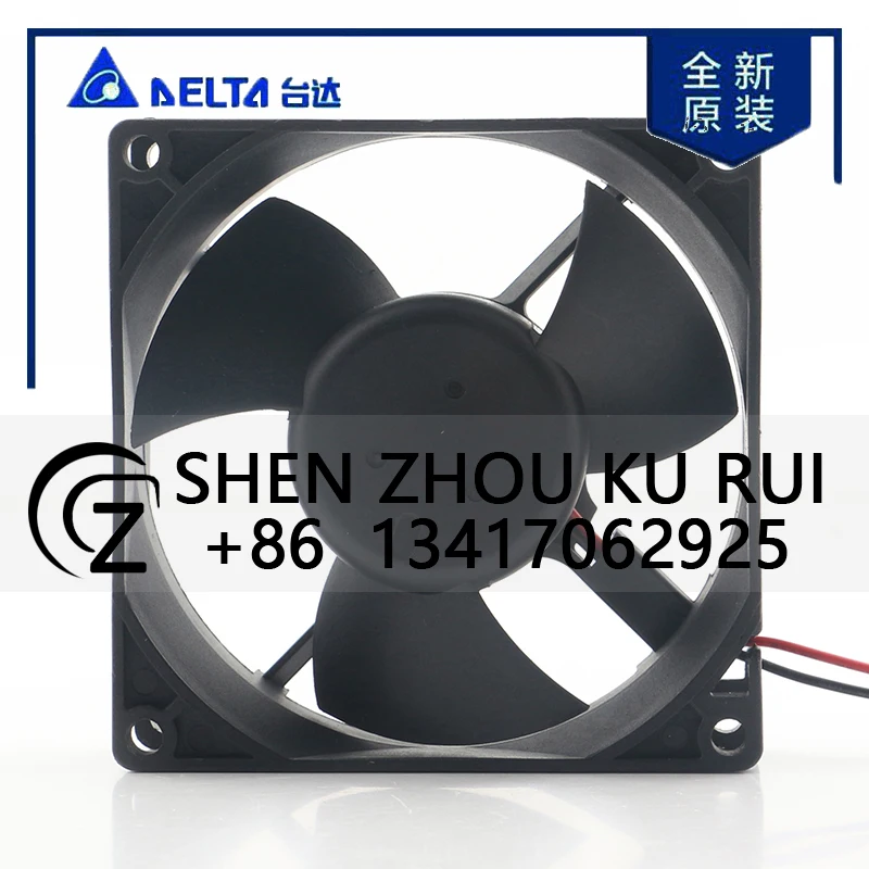 دلتا 12 فولت 48 فولت تيار مستمر 24 فولت 0.21A التيار المتناوب EC 8025 80X80X25 مللي متر 8 سنتيمتر خادم الهيكل الهادئ مزدوجة كروي العاكس EFB0824EH-YKD مروحة التبريد #3