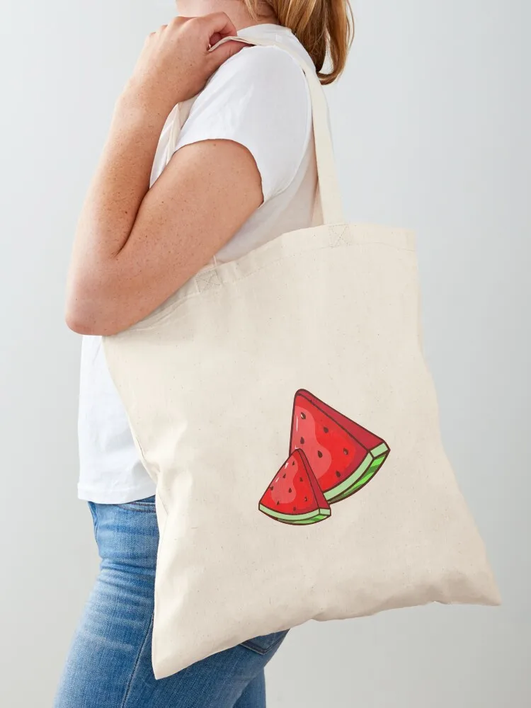 watermelon slice Tote Bag tote bag screen Handbags women Lady bag hand bags Canvas Tote