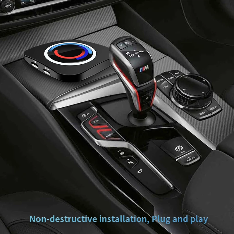 2023 CarPlay Ai Box per BMW ID6 ID7 ID8 Upgrade Andriod 10 Gps integrato Pluy And Play 4G Lte Dual Bluetooth