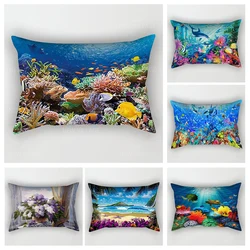 unframed Home autumn decoration Oil painting style pillow cushion cover decorations throw pillow cover 30*50 pillowcase 30x50 40