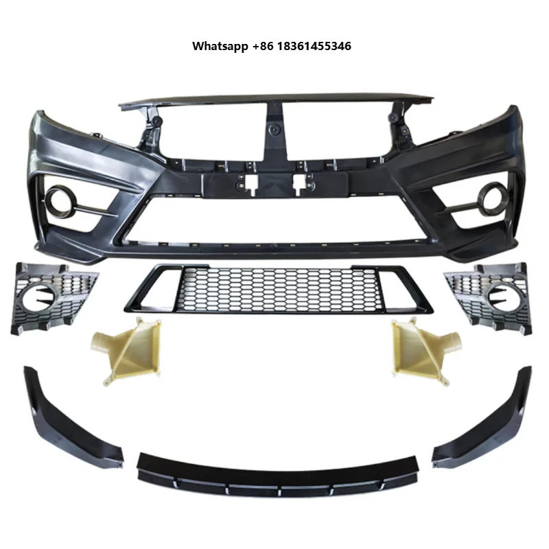 For  10th FC450 Type Se Dream Garage New Modified Front Bumper Front Surround Front Lip Car Bumper Rear Part Body Kit