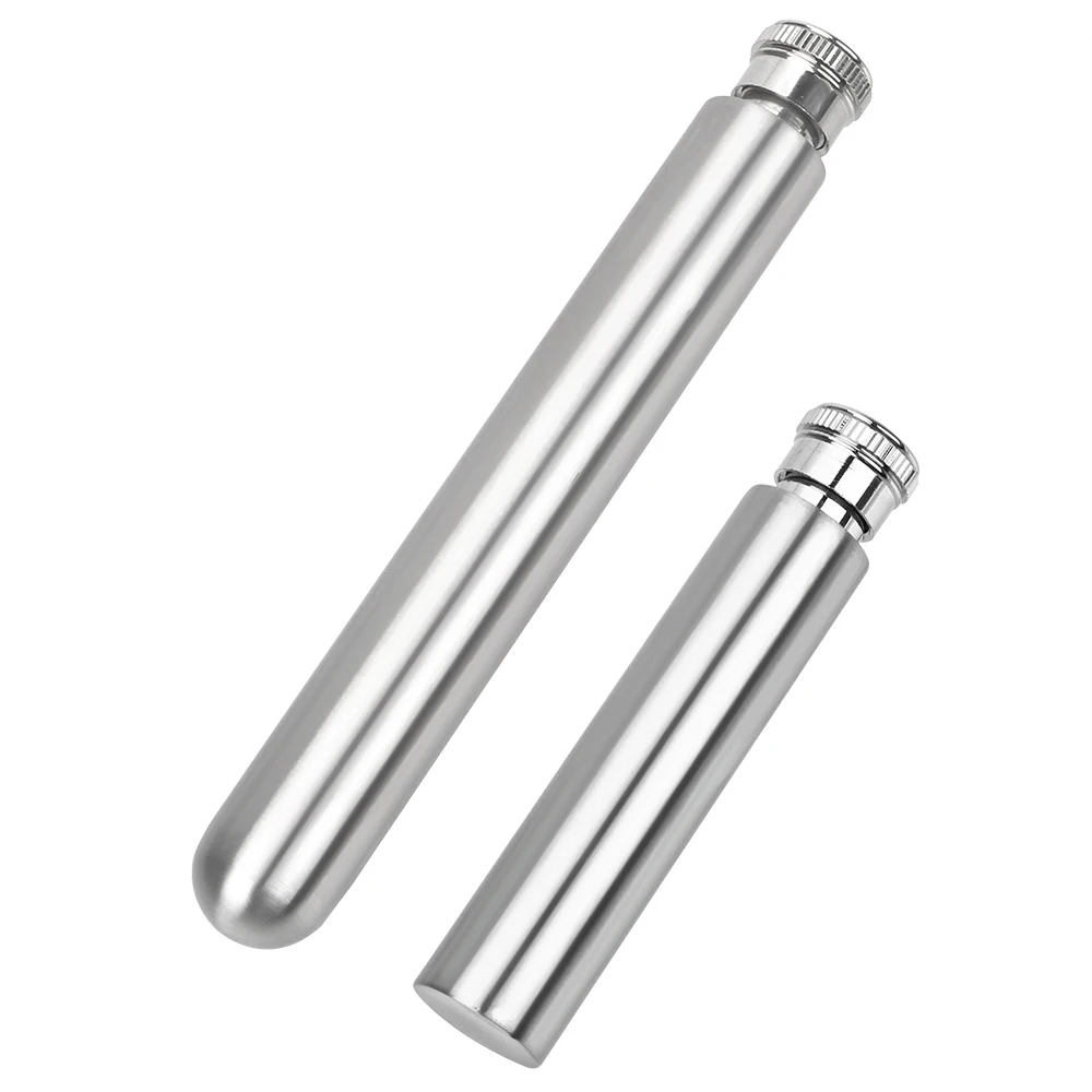 Portable Stainless Steel 1oz Tubular Wine Pot Wine Bottle Hip Flasks Wine Whisky Bottle