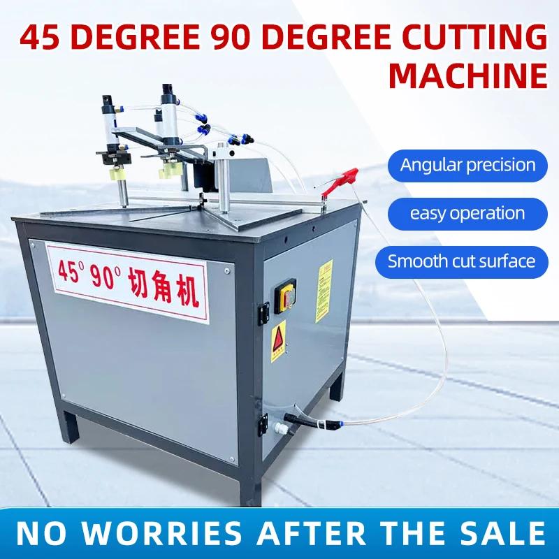 كفاءة 2025 شبه التلقائي 12 بوصة 14 بوصة عالية الدقة الهوائية الزاوية قطع هاينز المحرك الأساسي للألمنيوم الحديد Woo