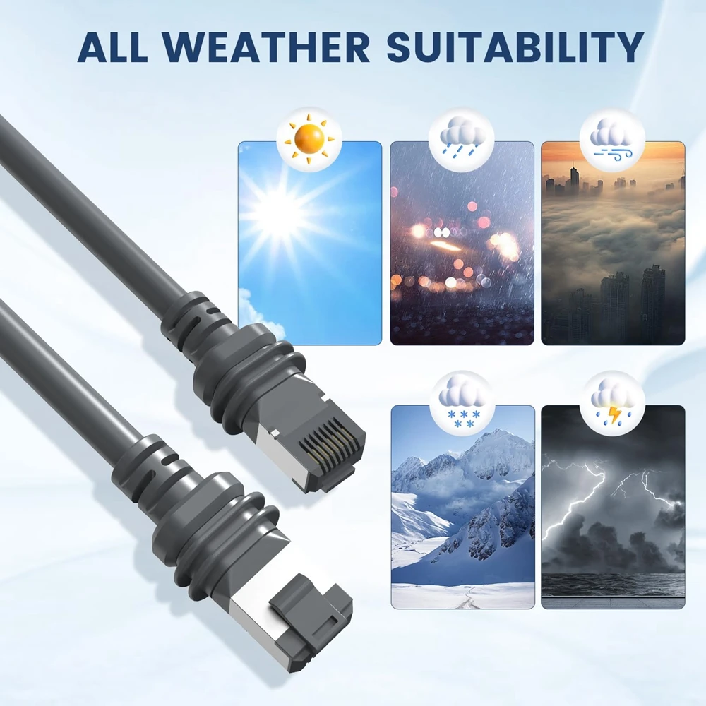 لكابل استبدال كابل Starlink Gen 3 ملحقات إنترنت عالية السرعة وسلك تمديد لطبق Star Link V3