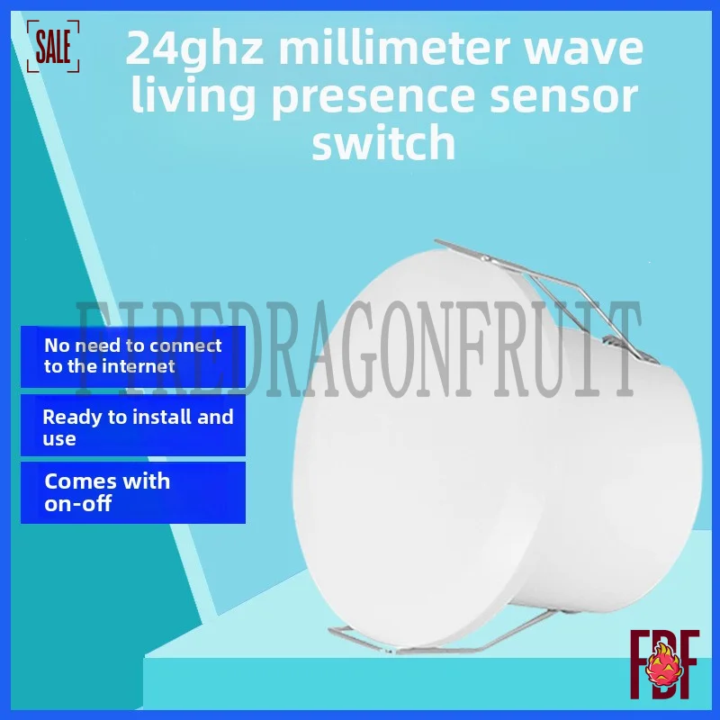 

24GHz Microwave Motion Sensor Human Presence Detector Breathing Micro Movement Embedded