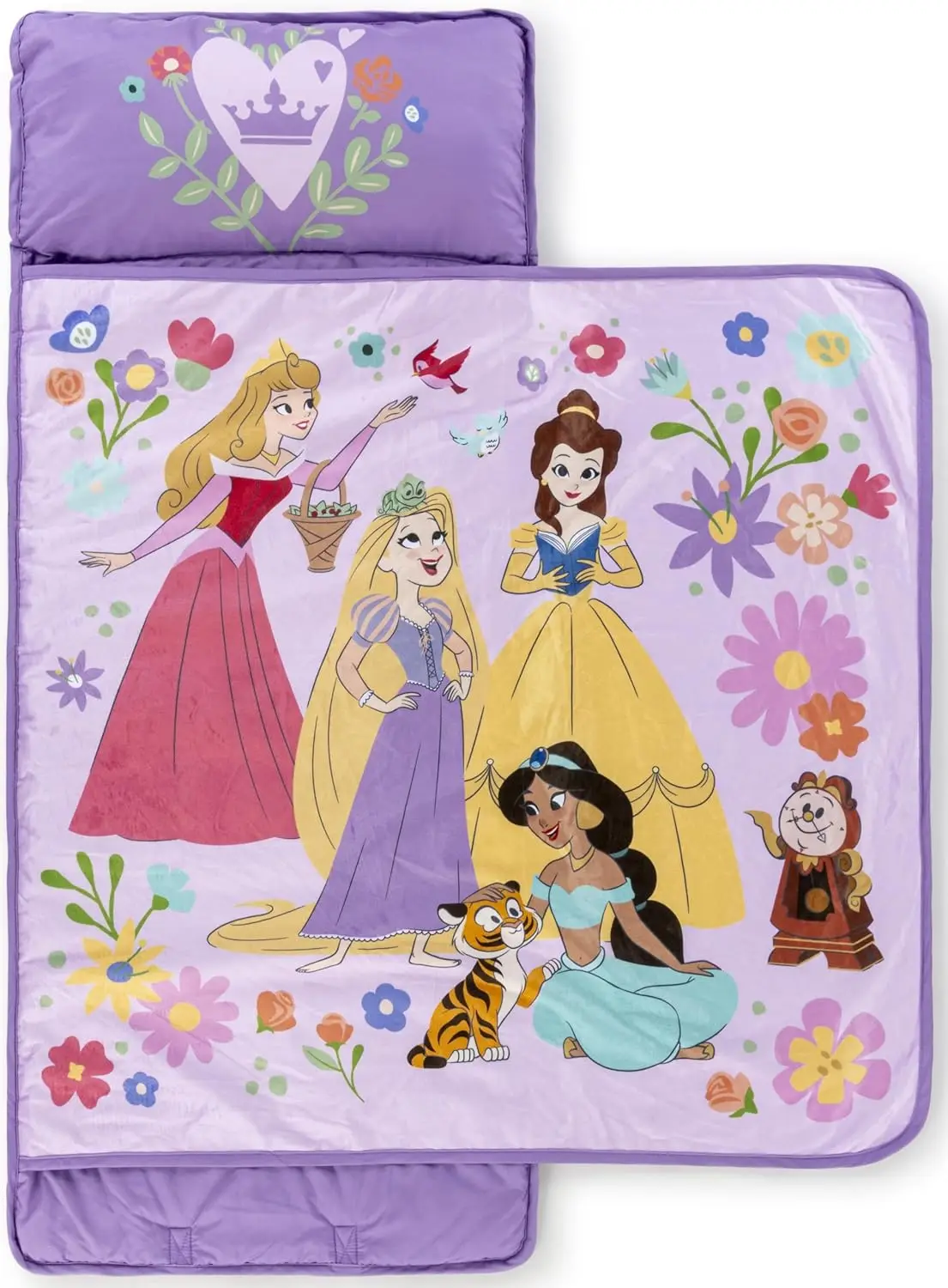 

Детский коврик для сна с подушкой и одеялом – мягкий спальный мешок из микрофибры 46x20 дюймов для малышей