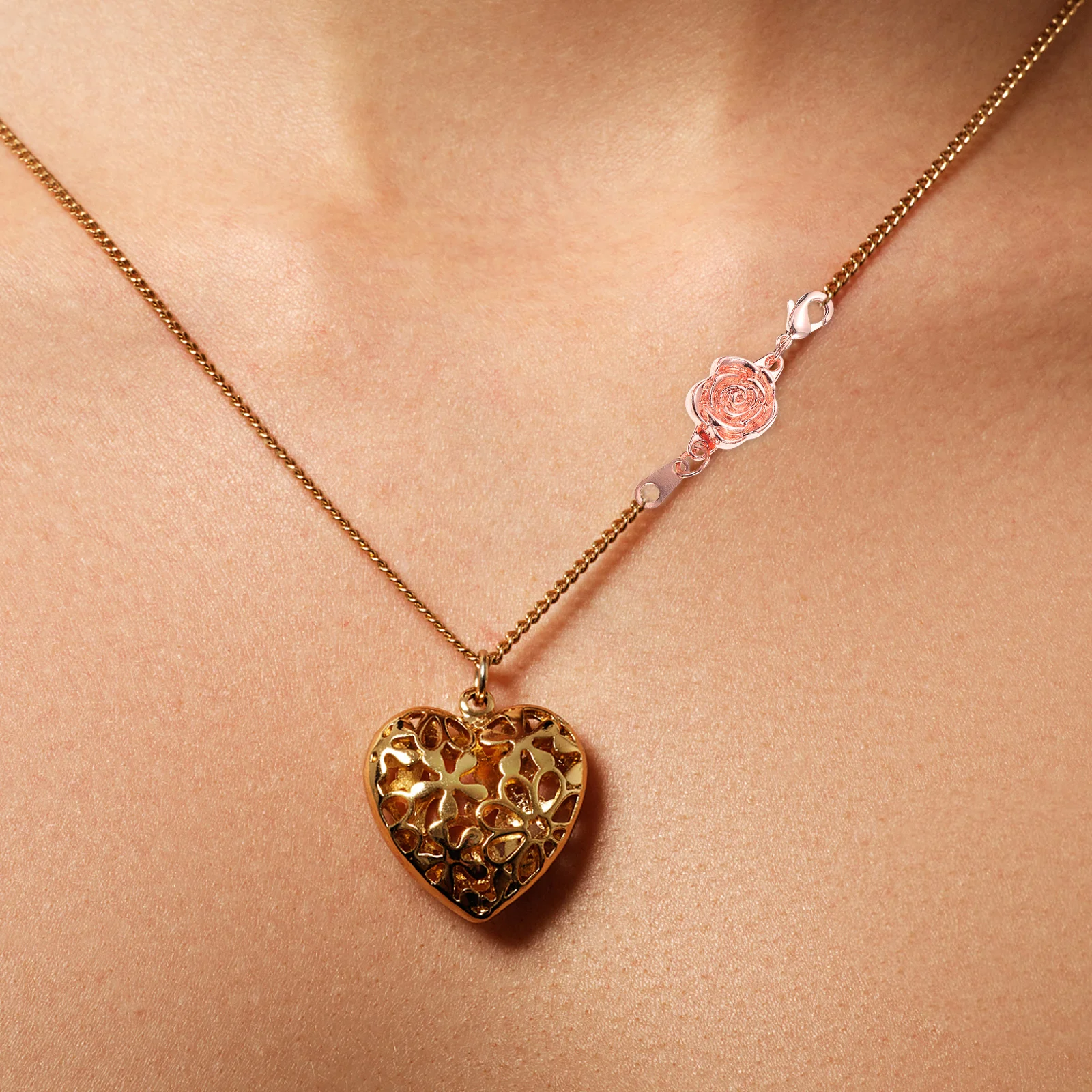 4Pcs Jewelry Extender Fine Workmanship Long Service Life Easy Fasten Clasp for Necklace Bracelet DIY Decor Chain Tool